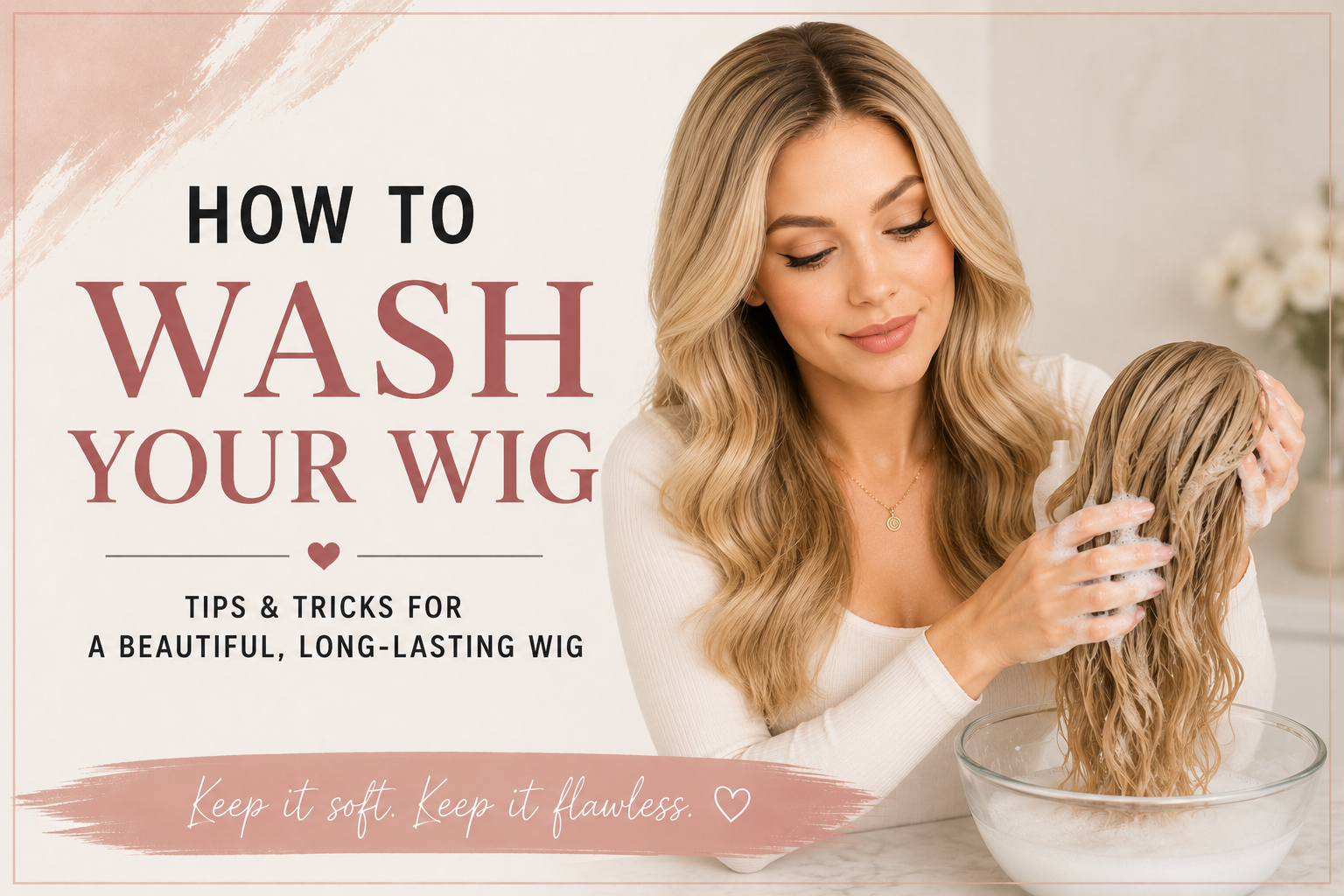 How to wash your wig
